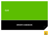 Renault Clio 3 Ph2 - Owners User Manual 2009-2012 EN